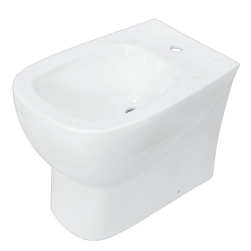 Изображение товара Напольное биде Sanita Luxe Infinity с фарфоровым корпусом и отверстием для смесителя