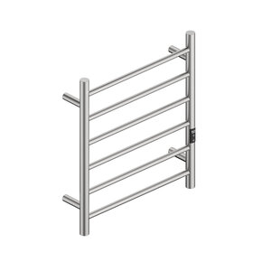 Изображение товара Полотенцесушитель электрический WasserKRAFT Mosel 46TH101-6BN, ширина 52 см, высота 70 см, диммер справа, PVD никель