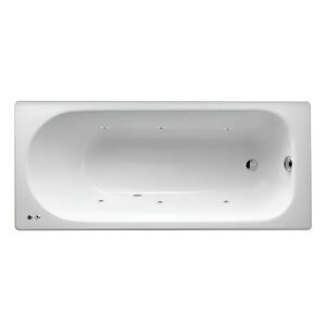 Изображение товара Гидромассажная чугунная ванна Jacob Delafon Soissons E2941-00 SOFT CR, 150 x 70 см, ножки в подарок, белая, форсунки хром