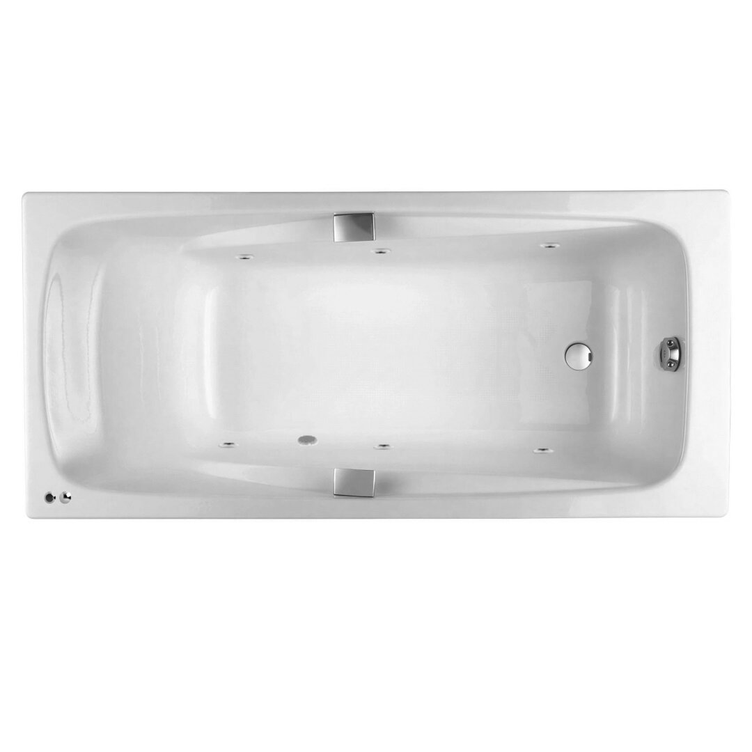 Изображение товара Чугунная ванна Jacob Delafon Repos SOFT CR 170x80 см с гидромассажем