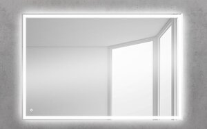 Изображение товара Зеркало BelBagno SPC-GRT-900-600-LED-TCH 90 x 60 см со встроенным светильником и сенсорным выключателем