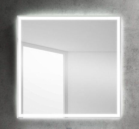 Изображение товара Настенное зеркало с подсветкой BelBagno SPC-GRT-800-800-LED-BTN 80x80 см
