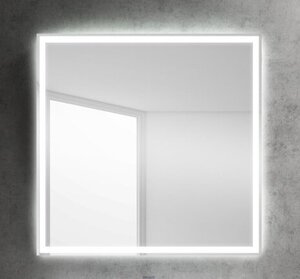 Изображение товара Зеркало BelBagno SPC-GRT-800-800-LED-BTN 80 x 80 см со встроенным светильником и кнопочным выключателем