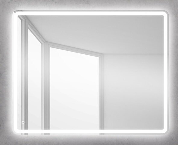 Изображение товара Зеркало с подсветкой и сенсорным выключателем BelBagno 90x80 см