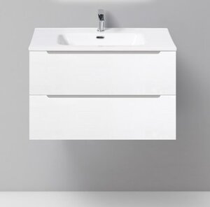 Изображение товара Тумба под раковину BelBagno, 80 см, Bianco lucido, Etna-800-2C-SO-BL-P