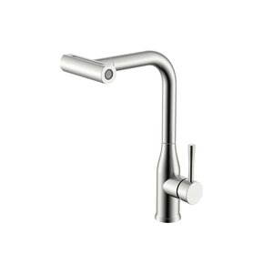 Изображение товара Смеситель для кухонной мойки Splenka S206.49.05, с выдвижным изливом, сатин