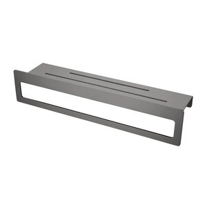 Изображение товара Полка прямая Raglo R340.04.09, с полотенцедержателем, цвет графит