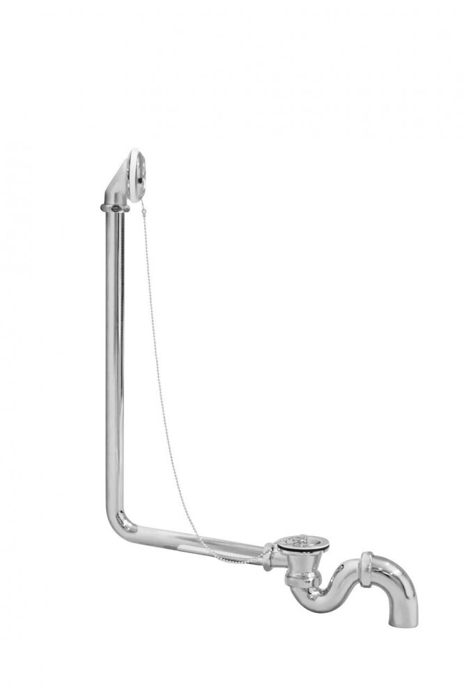 Изображение товара Слив-перелив Эстет Wirquin для ванны, хромированный