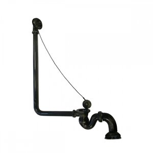 Изображение товара Слив-перелив Эстет Wirquin для ванны, ФР-00000820, черный