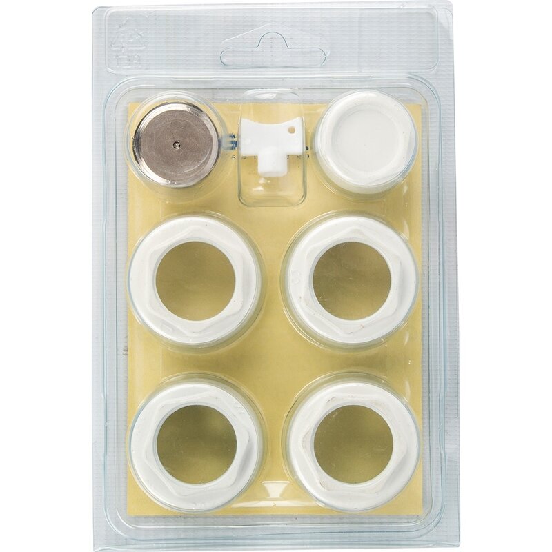 Изображение товара Присоединительный набор для радиатора Global Kit 3/4 17425 белый монтажный комплект Россия