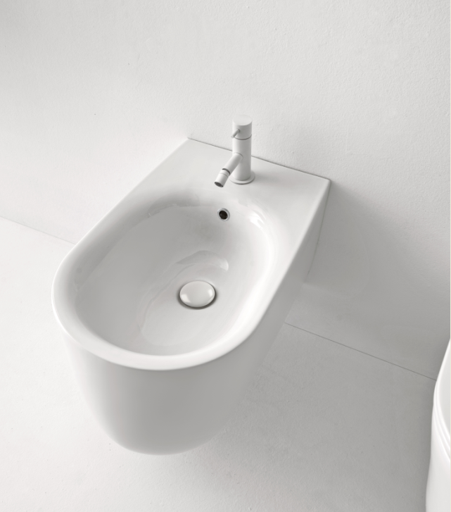 Изображение товара Подвесное биде Kerasan Nolita 532501, фарфор, белый глянец, 55 х 35 см