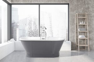 Изображение товара Ванна акриловая BelBagno BB35-CF36 168 x 78 x 65 см, цвет серый матовый Изображение товара Ванна акриловая BelBagno BB35-CF36 168 x 78 x 65 см, цвет серый матовый