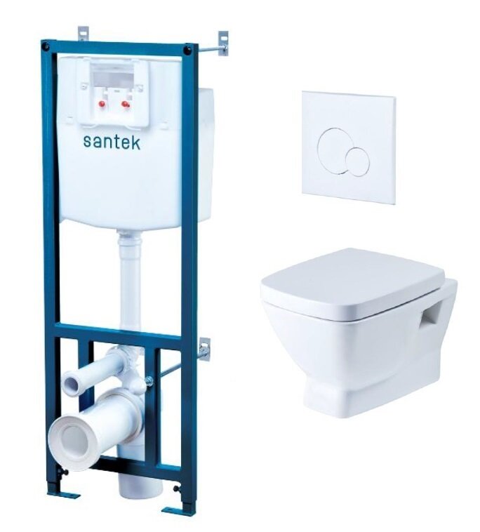 Изображение товара Инсталляция с унитазом Santek Нео 1.WH30.2.463 комплект подвесной система