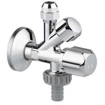 Изображение товара Угловой вентиль GROHE 22036000 для водопроводных систем с хромированным покрытием