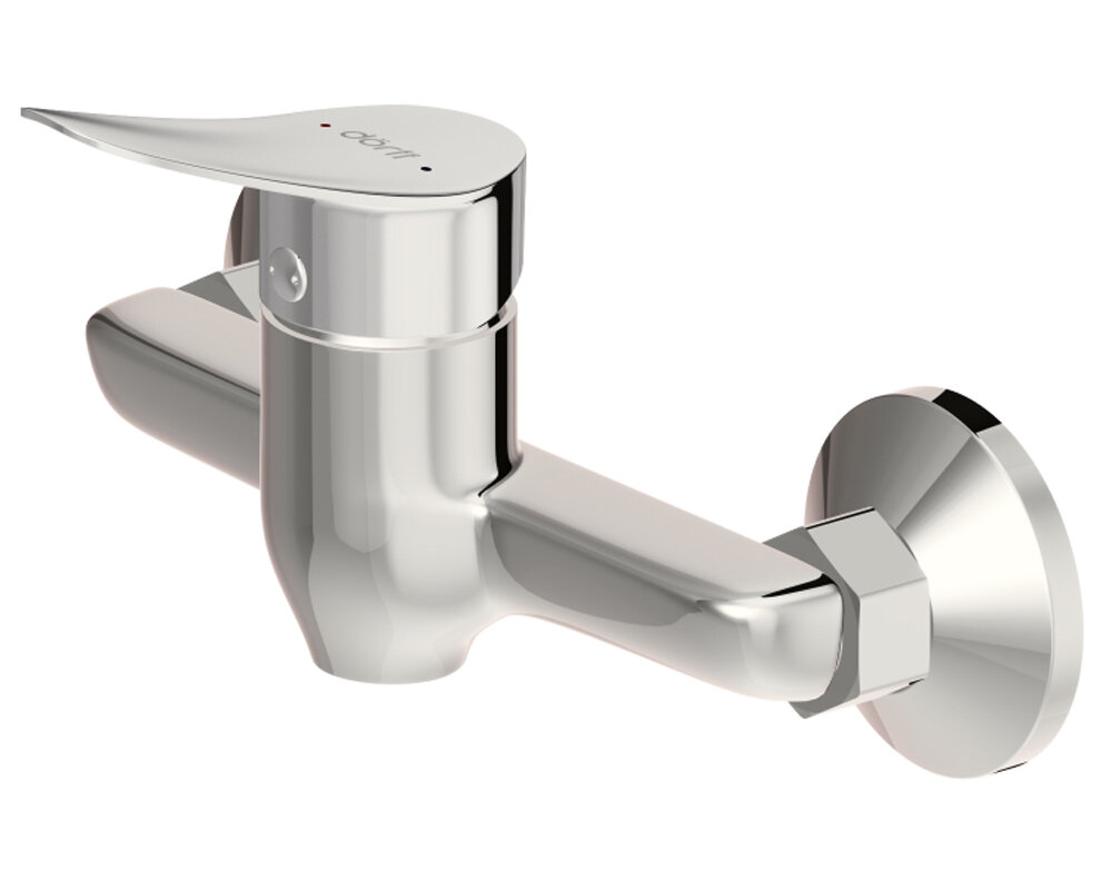 Изображение товара Смеситель для душа Dorff Norma D1020000 хром однорычажный 5 лет гарантии