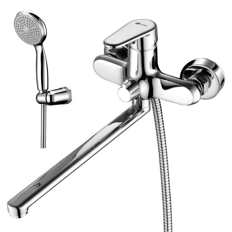 Изображение товара Универсальный смеситель Lemark Point LM0351C с поворотным изливом для ванны и раковины