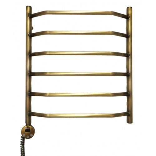 Изображение товара Электрический полотенцесушитель Domoterm Лаура П6 50x60 античная бронза, автомат, нержавеющая сталь