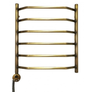 Изображение товара Электрический полотенцесушитель Domoterm Лаура П6 50x60 античная бронза, автомат, нержавеющая сталь