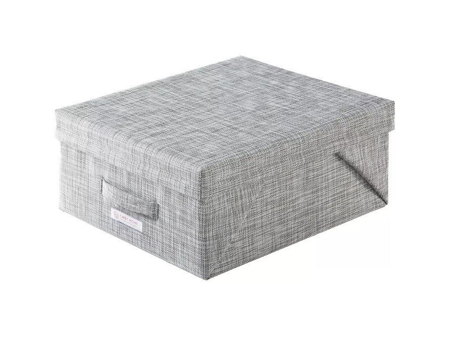 Изображение товара Короб Casy Home с крышкой для хранения вещей 00-100745/PB-022, ширина 50 см, глубина 44 см, высота 22 см, Silver Изображение товара Короб Casy Home с крышкой для хранения вещей 00-100745/PB-022, ширина 50 см, глубина 44 см, высота 22 см, Silver