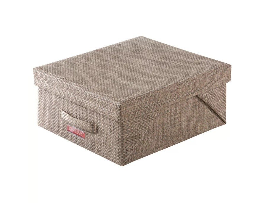 Изображение товара Короб Casy Home с крышкой для хранения вещей 00-100764/PB-023, ширина 50 см, глубина 44 см, высота 22 см, Rattan Изображение товара Короб Casy Home с крышкой для хранения вещей 00-100764/PB-023, ширина 50 см, глубина 44 см, высота 22 см, Rattan