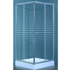 Изображение товара Душевой уголок Timo TL-8002 R Romb Glass квадратный 80x80 см стекло с узором