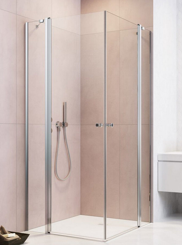 Изображение товара Душевая дверь Radaway Eos II KDD 80/L, 80 х 197 см, с неподвижной частью, стекло прозрачное, профиль хром, левая, 13799460-01L