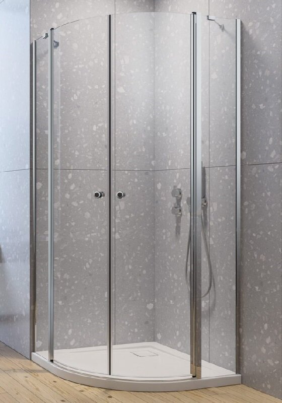 Изображение товара Душевой уголок Radaway EOS II PDD 80x90 см, стекло прозрачное, профиль хром