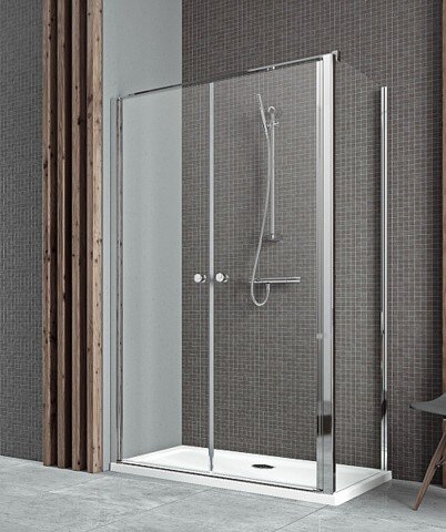 Изображение товара Душевой уголок Radaway EOS II DWD+S 90x90 см, квадратный, распашной, хром