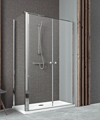 Изображение товара Душевой уголок Radaway EOS II DWD+S 90x90 см, левый, распашные двери, прозрачное стекло