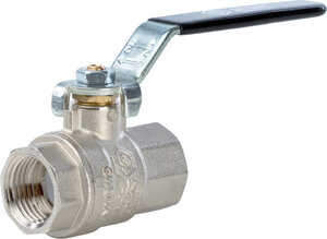 Изображение товара Шаровый кран Stout SVB-0001 1/2 вн-вн, полнопроходной, ручка рычаг