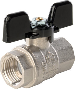 Изображение товара Шаровый кран Stout SVB-0002 1/2 вн-вн полнопроходной латунь хром 10 лет гарантия