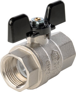 Изображение товара Шаровый кран Stout SVB-0002 3/4 вн-вн полнопроходной латунный с хромированным покрытием