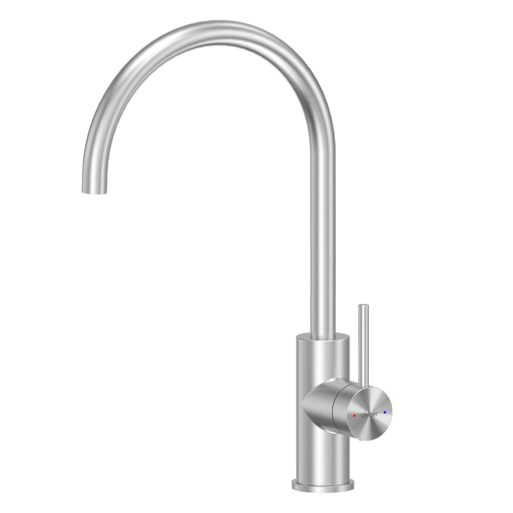 Изображение товара Смеситель Abber Wasser Kreis 316 AF8114BST, для кухонной мойки, сталь брашированная Изображение товара Смеситель Abber Wasser Kreis 316 AF8114BST, для кухонной мойки, сталь брашированная