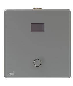 Изображение товара Устройство автоматического смыва AlcaPlact ASP4-KT для писсуара с возможностью мануального смыва, нержавеющая сталь, 12 V (питание от сети)