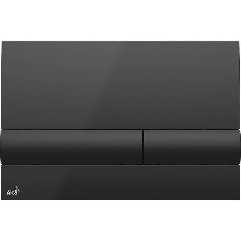Изображение товара Кнопка AlcaPlast M1718 черная - для унитаза, 24. 7×1. 5×16. 5 см
