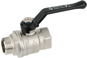 Изображение товара Шаровый кран Bugatti New Jersey 915 3/4 нар-вн рычаг латунь Италия