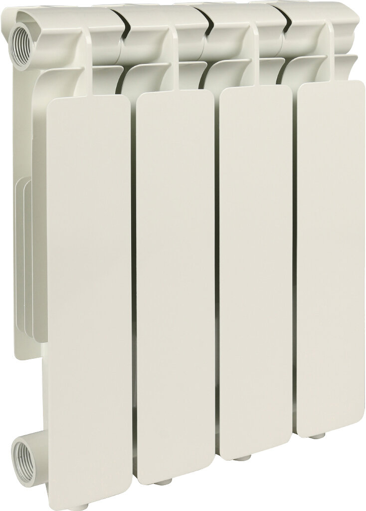 Изображение товара Алюминиевый радиатор Stout Bravo SRA-0110-035004 4 секции боковое подключение