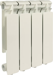 Изображение товара Радиатор алюминиевый Stout Bravo SRA-0110-035004 4 секции, боковое подключение, SRA-0110-035004