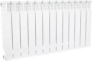 Изображение товара Радиатор биметаллический Stout Space SRB-0310-050013 13 секций, боковое подключение, SRB-0310-050013