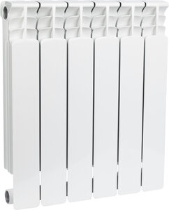 Изображение товара Биметаллический радиатор Stout Space SRB-0310-050006 6 секций боковое подключение