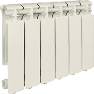 Изображение товара Радиатор алюминиевый Stout Bravo SRA-0110-035006 6 секций, боковое подключение, SRA-0110-035006