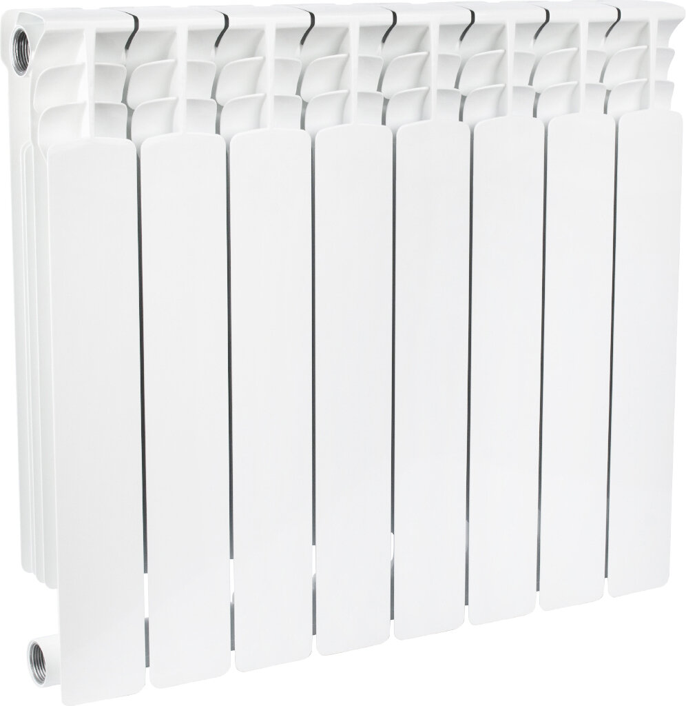 Изображение товара Радиатор биметаллический Stout Space SRB-0310-050008 8 секций боковое подключение