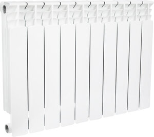 Изображение товара Радиатор биметаллический Stout Space 10 секций SRB-0310-050010 боковое подключение, SRB-0310-050010