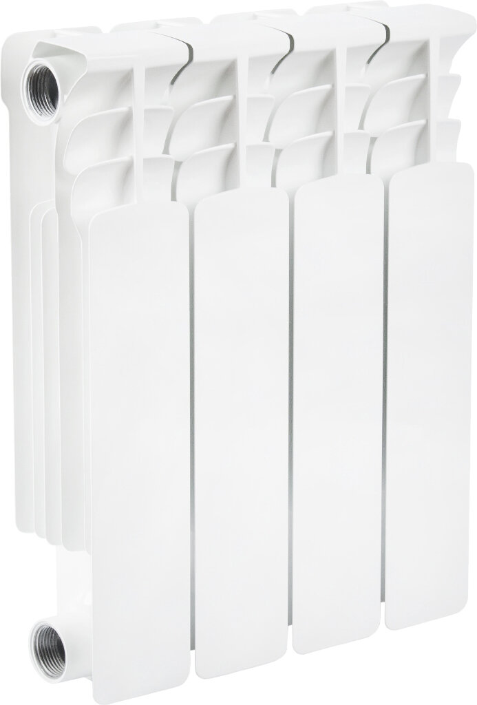 Изображение товара Радиатор биметаллический Stout Space SRB-0310-035004 4 секции боковое подключение