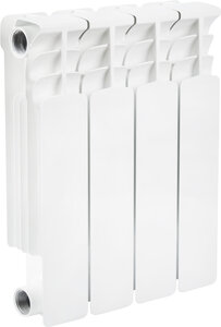 Изображение товара Радиатор биметаллический Stout Space SRB-0310-035004 4 секции, боковое подключение, SRB-0310-035004