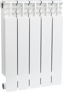 Изображение товара Радиатор биметаллический Stout Space SRB-0310-050005 5 секций, боковое подключение, SRB-0310-050005