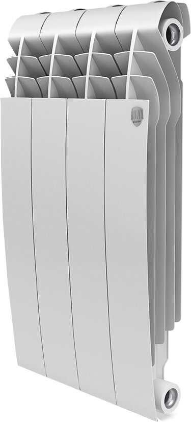 Изображение товара Биметаллический радиатор Royal Thermo BiLiner 500 Bianco Traffico 4 секции боковое подключение
