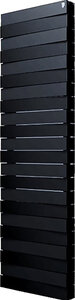 Изображение товара Радиатор биметаллический Royal Thermo Piano Forte Tower noir sable 22 секции, боковое подключение, черный, RTPFTNNS50022