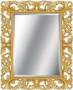 Изображение товара Зеркало Marco Visconi R.0021.BA.ZF.col.142 88 x 108 см с фацетом, цвет золото