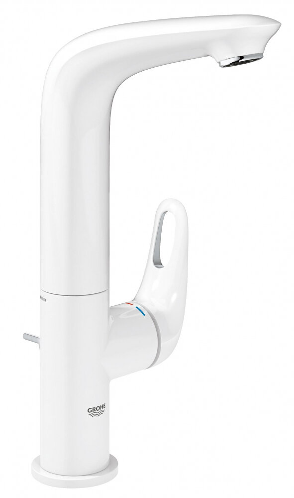 Изображение товара Смеситель для раковины Grohe Eurostyle 2015, 23569LS3, с донным клапаном, белая луна Изображение товара Смеситель для раковины Grohe Eurostyle 2015, 23569LS3, с донным клапаном, белая луна